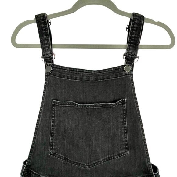 BDG Urban Outfitters Denim Overalls Faded Black Wash Adjustable Straps Women’s S - Picture 7 of 16